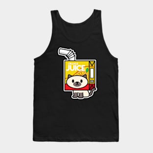 Orange Juice Cat Tank Top